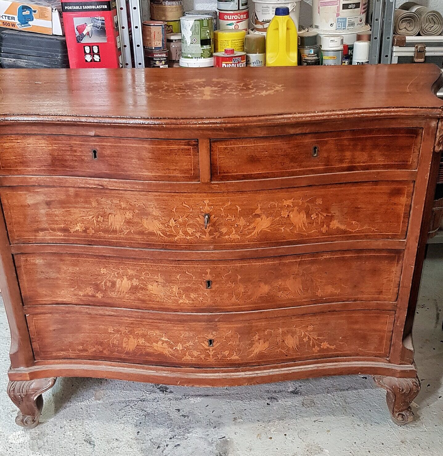 Antes de la restauracion: 4
